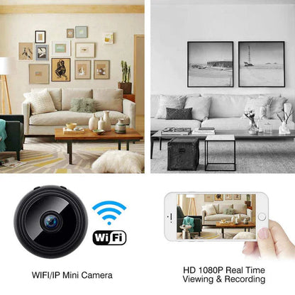 High HD Focus Magnet Camera Mini WiFi Magnetic Live Stream Night Vision IP Wireless 1080P Audio Video Camera for Home Offices Security